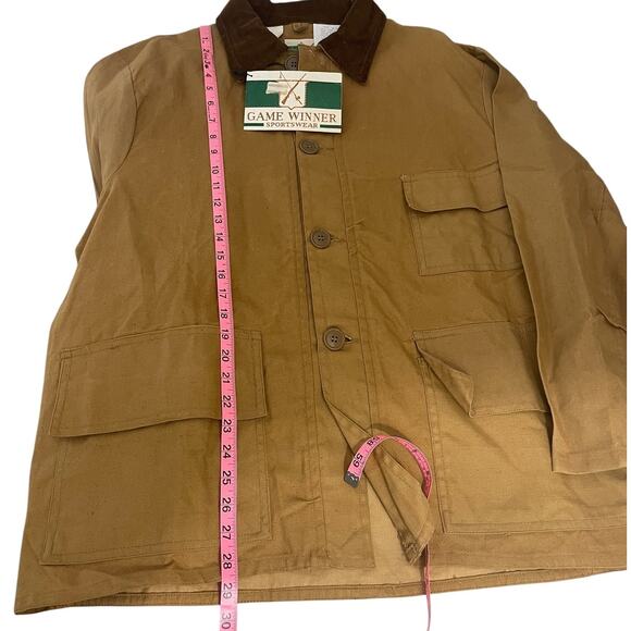 Vintage Game Winner Outdoorsman Hunting Coat Men's Size Large DEAD STOCK - Picture 7 of 11